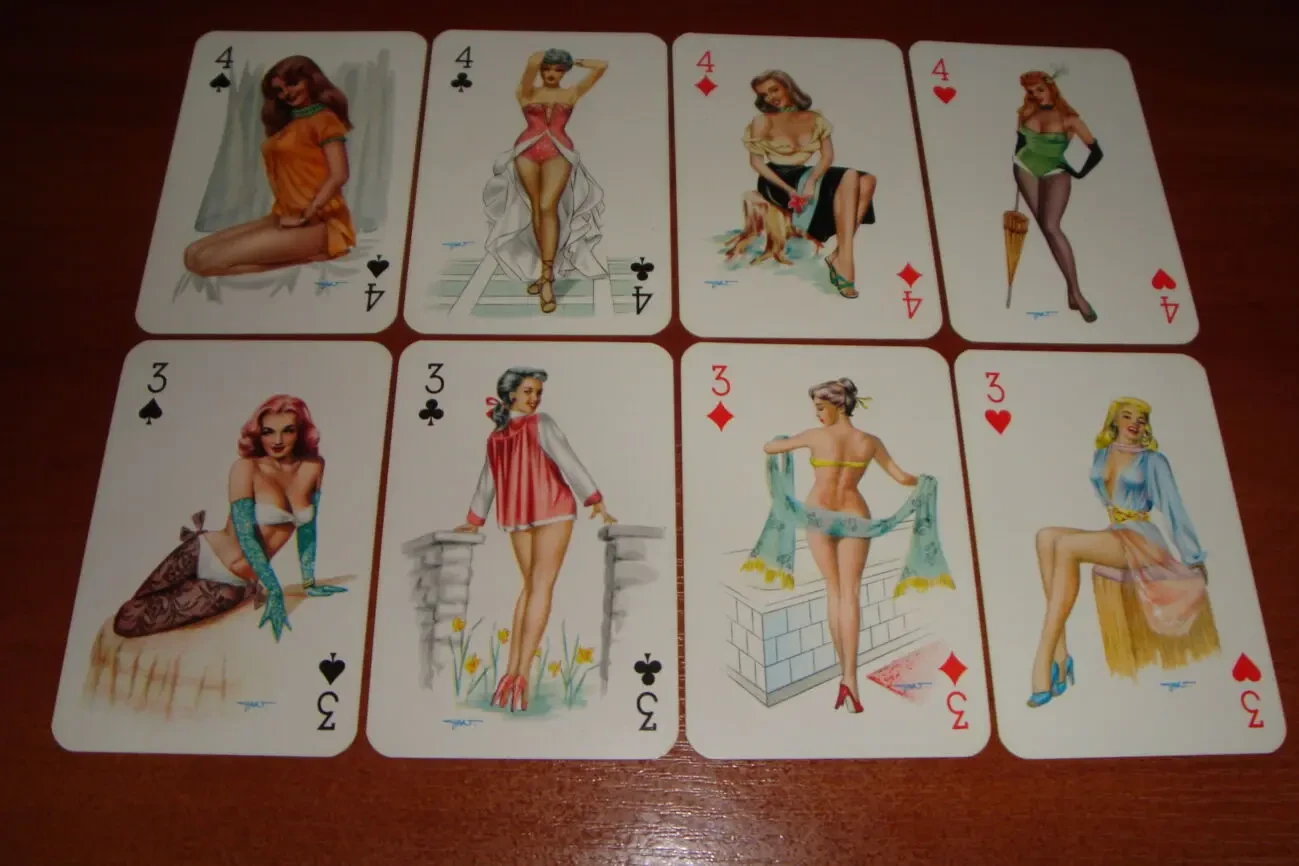Игральные карты Darling, 1953 г. 7