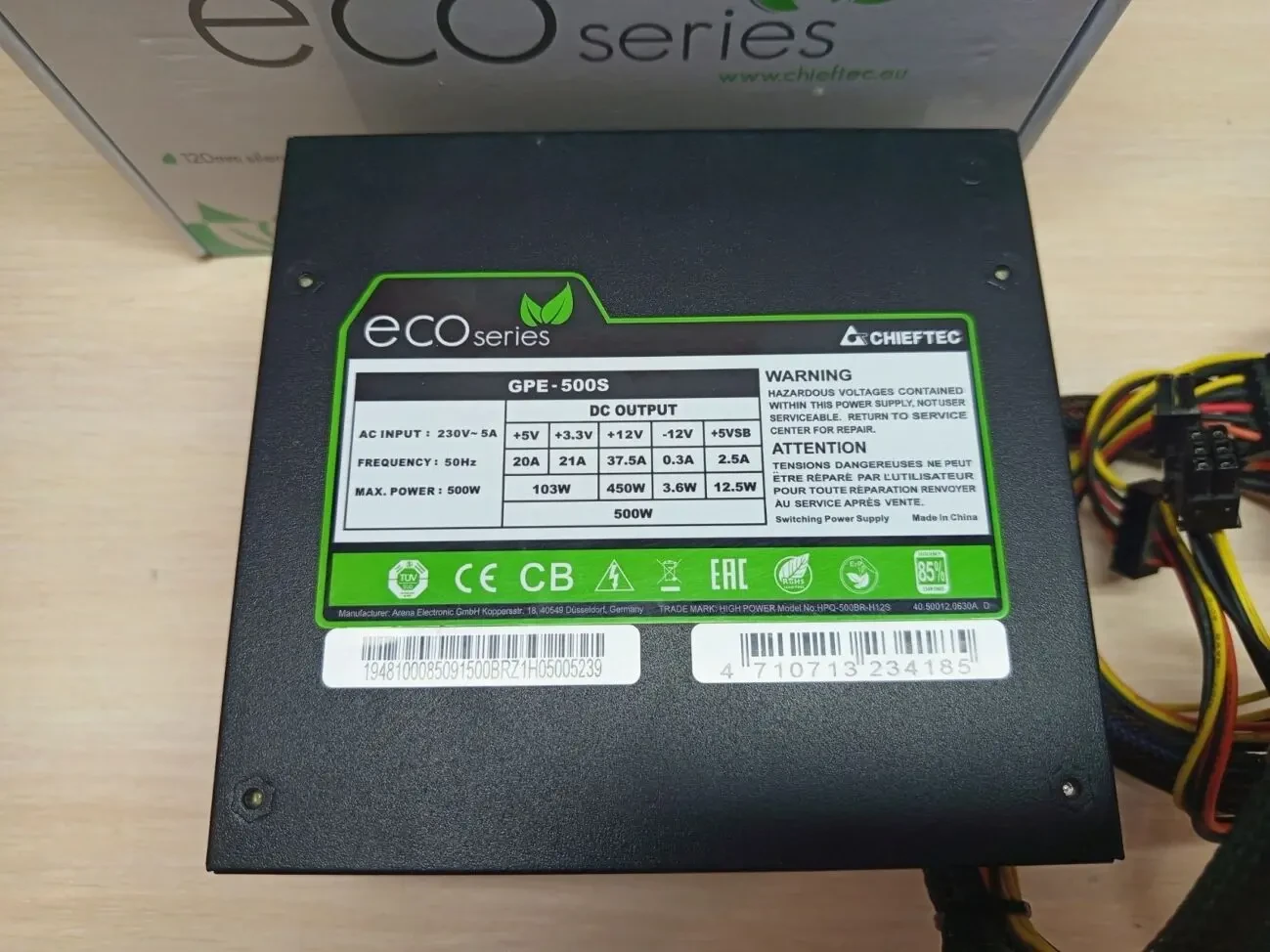 Блок живлення Chieftec Eco GPE-500S 500W 2