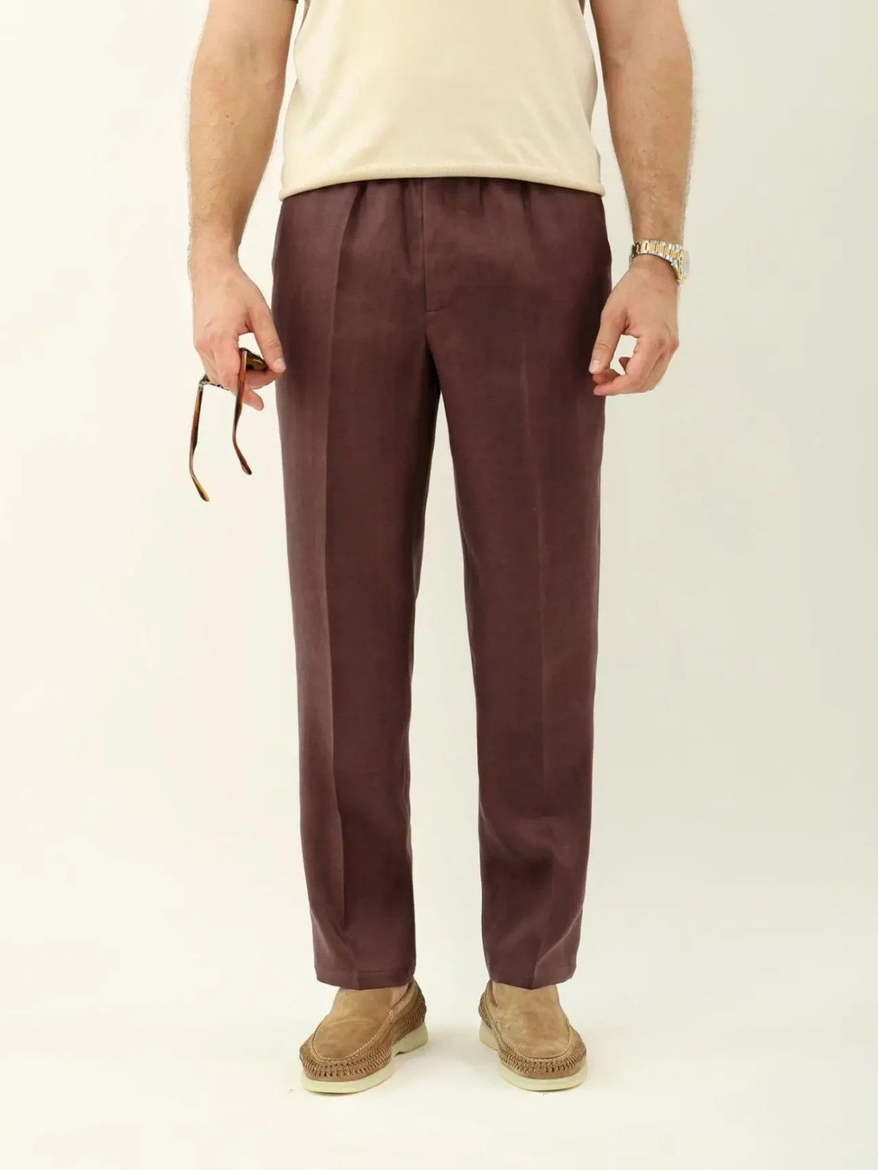 Чоловічі штани Loro Piana м-3хл (льон) 6
