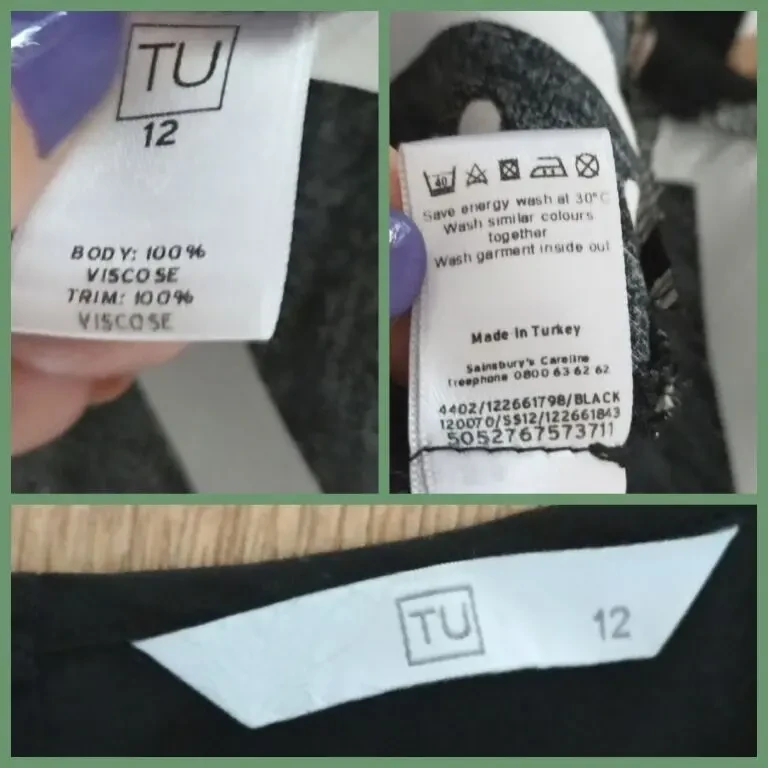 TU Летнее женское платье прямое в принт 12 на 48-50 10
