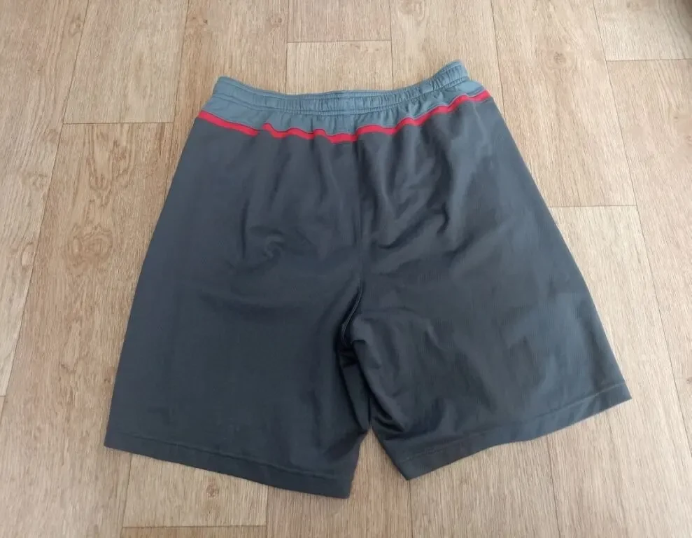 Under Armour Шорты мужские с плавками перфорация серые/красные L 4