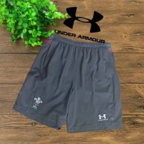Under Armour Шорты мужские с плавками перфорация серые/красные L