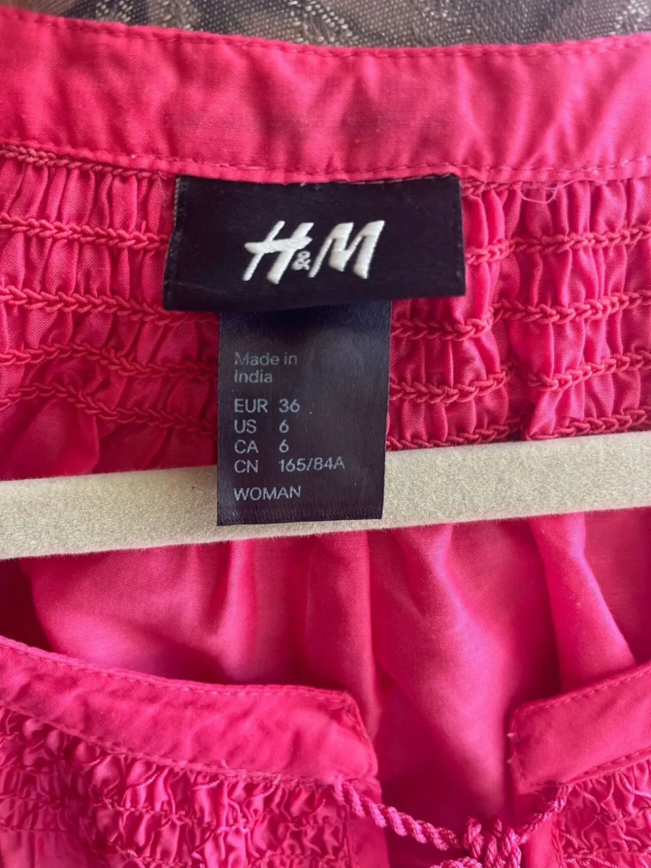 блуза малиновая фуксия H&M 5