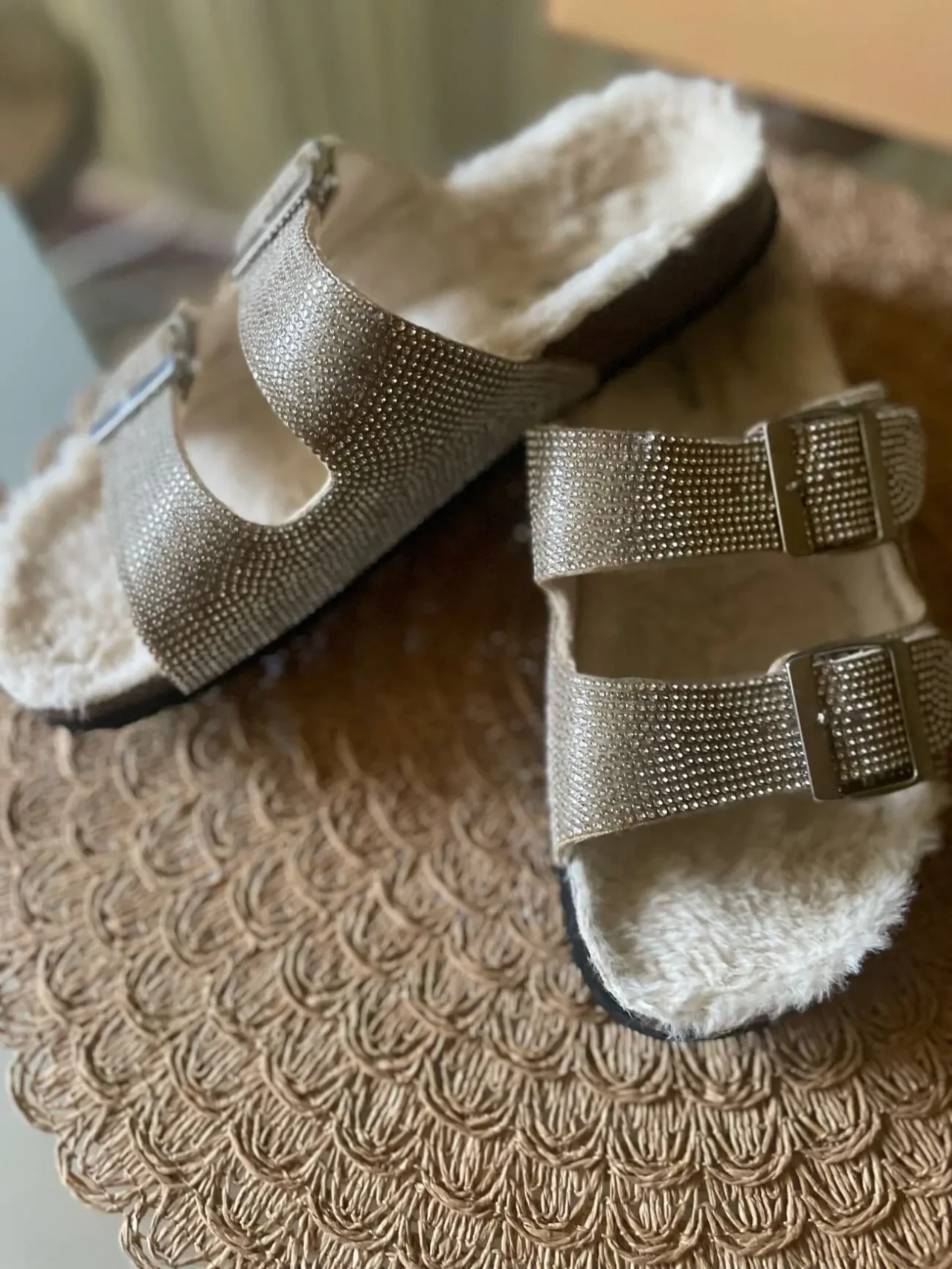 шлёпанцы мюли стразы Birkenstock 3