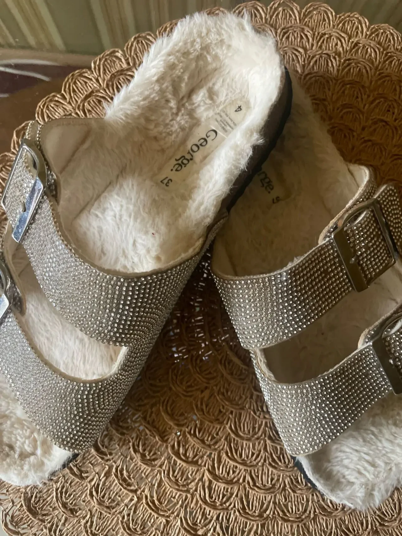 шлёпанцы мюли стразы Birkenstock 2