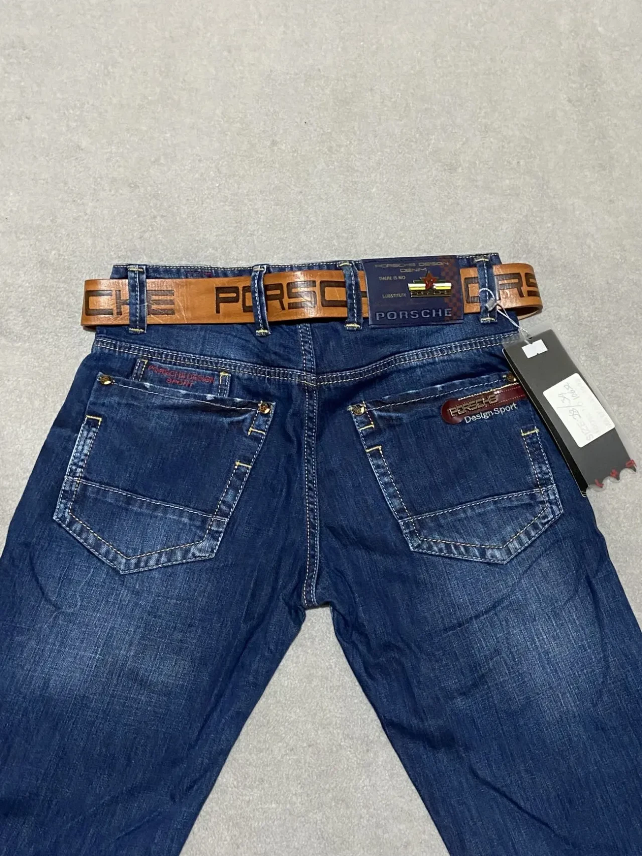 Джинси турецькі брендовані порше,денім з еластаном сині 2