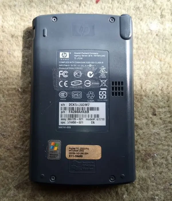 Кпк HP iPAQ rz1710 3