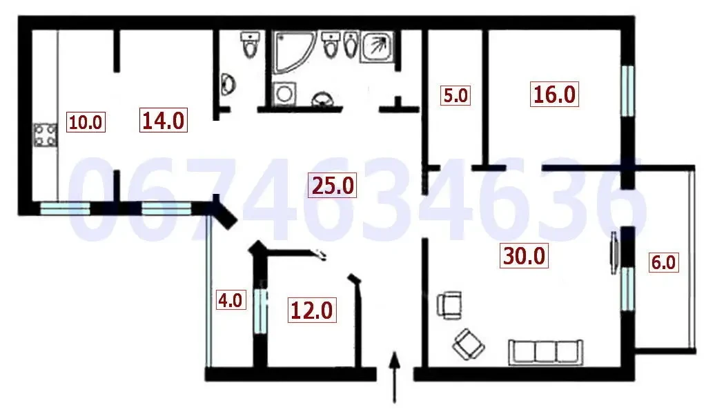 Аренда офиса 140 м2, Руставели 34, Центр, м Дворец Спорта, Бессарабка 4