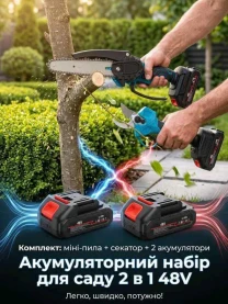 Набір 2в1 48 V пила +секатор