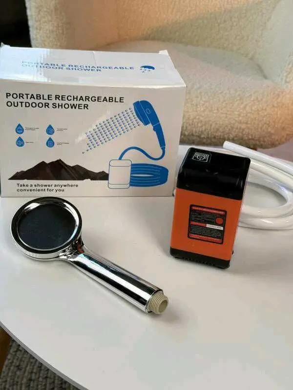 Акумуляторний душ для кемпінгу з насосом Portable outdoor shower 2000m 7