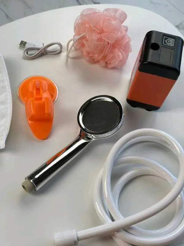 Акумуляторний душ для кемпінгу з насосом Portable outdoor shower 2000m 5