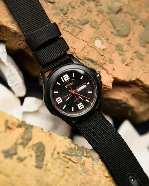 Годинники skmei quartz black 4
