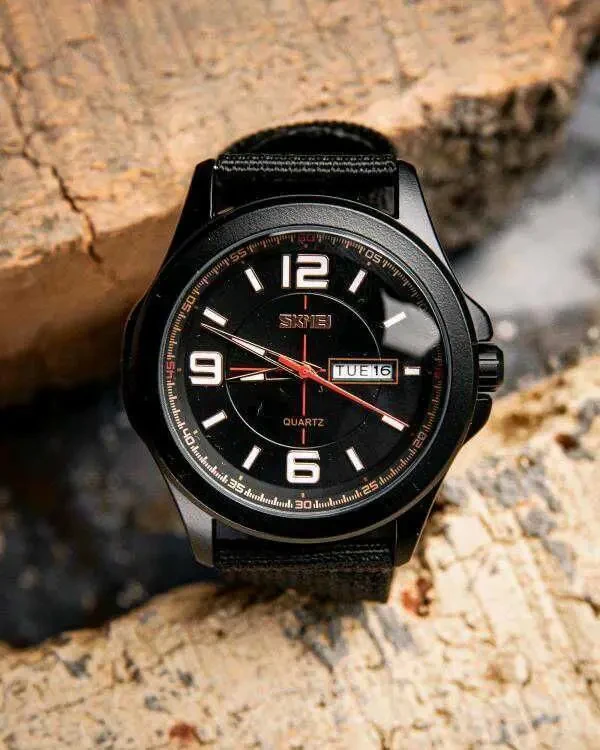 Годинники skmei quartz black