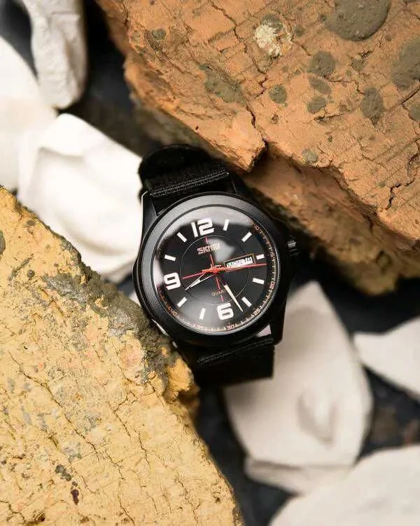 Годинники skmei quartz black 2