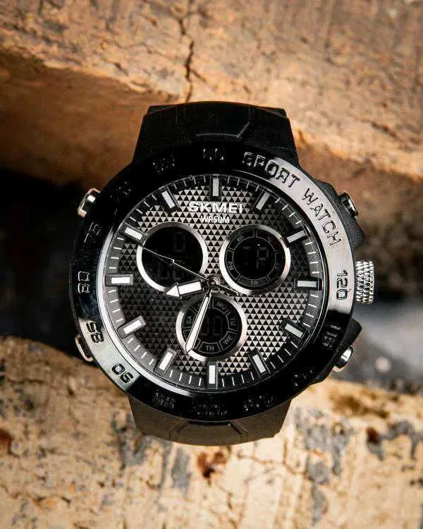 Годинники наручні чоловічі Skmei black 3