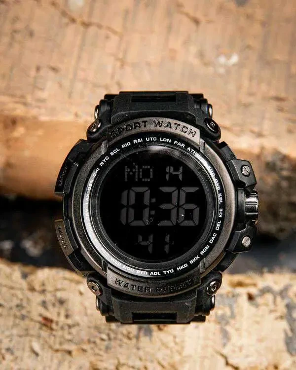 Годинники Skmei black 3