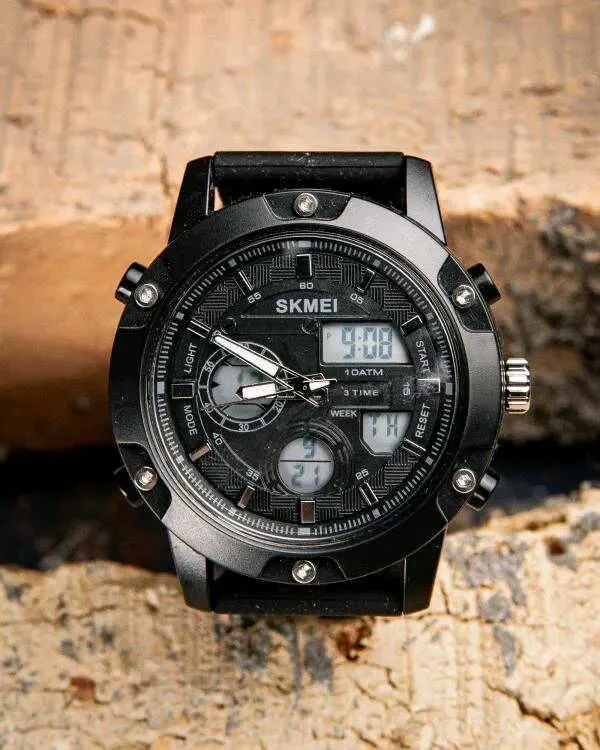 Годинник skmei black 5