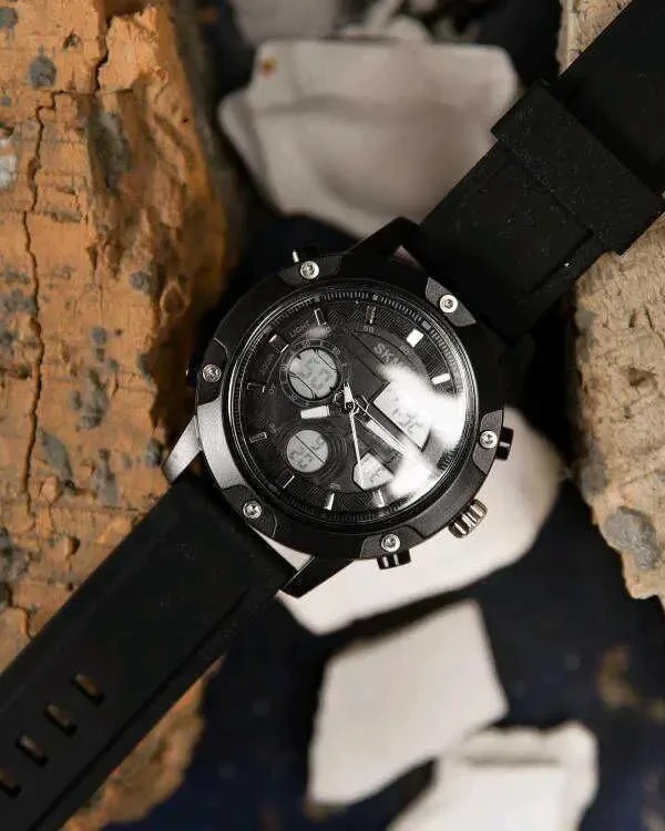Годинник skmei black
