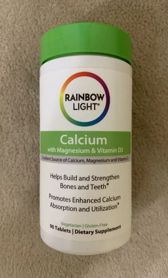 Кальцій, магній, D3, 90 таблеток Rainbow Light США.