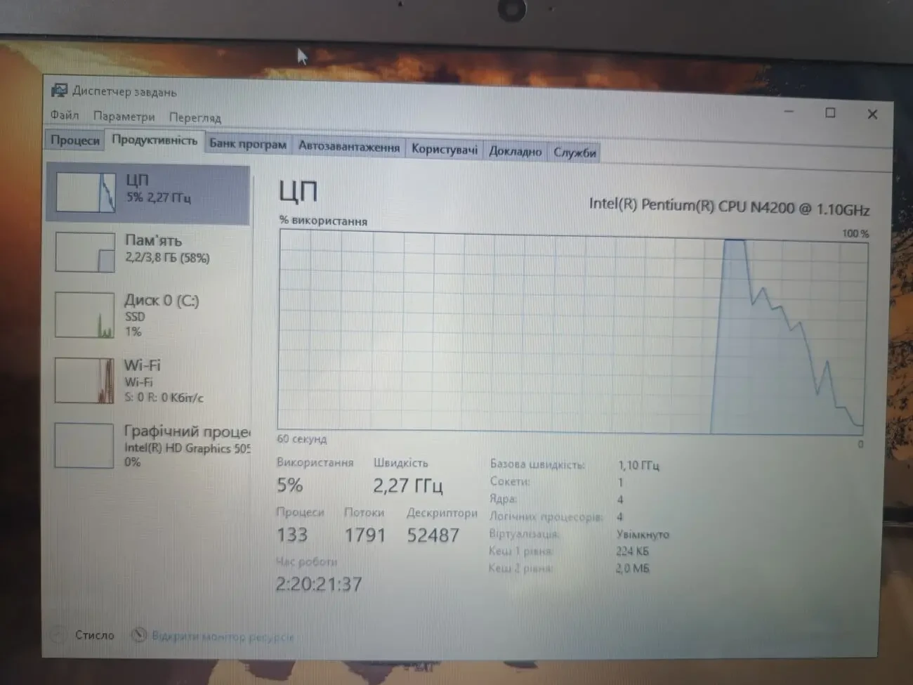 Ноутбук Lenovo (тонкий легкий) 4