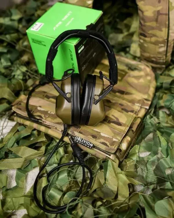 ТАКТИЧНІ АКТИВНІ НАВУШНИКИ arm next M32 FG ОЛІВКОВИЙ 5