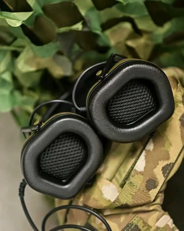 ТАКТИЧНІ АКТИВНІ НАВУШНИКИ arm next M32 FG ОЛІВКОВИЙ 8