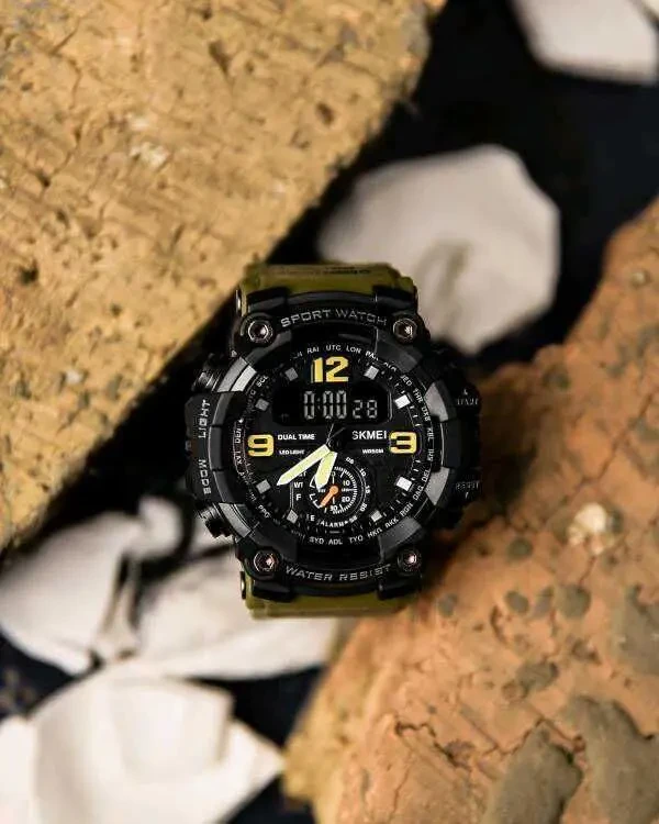 Годинники Skmei Army Green. 5