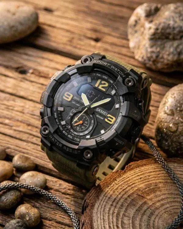 Годинники Skmei Army Green. 3