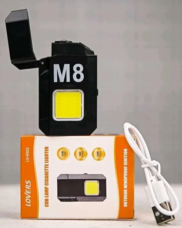 спіральна  M8 USB з ліхтариком 2
