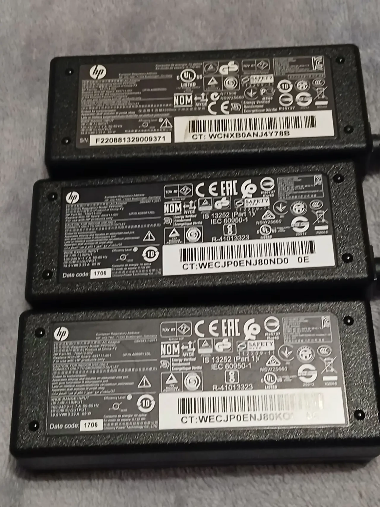 Блок питания HP 65W 19.5V 3.33A ( РРР009С ) .Original. Шнур питания 7