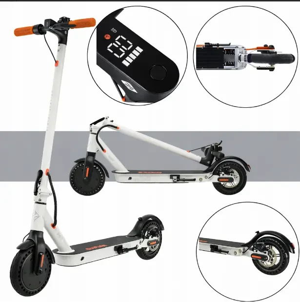 Електросамокат SCO12 500 W 9600 мАh Чорний/Білий 3