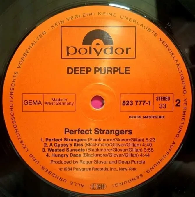 Deep Purple - Perfect Strangers - 1984. (LP). 12. Пластинка. Germany 6