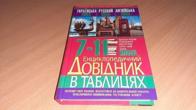 Довідник українська англійська мови 7-11 класи