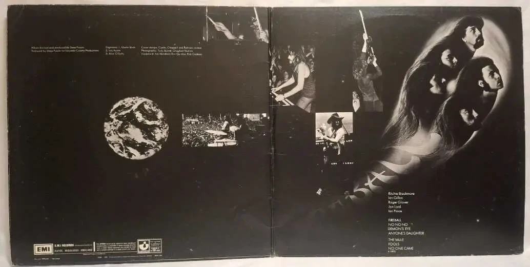 Deep Purple - Fireball - 1971. (LP). 12. Vinyl. Пластинка. France. 2