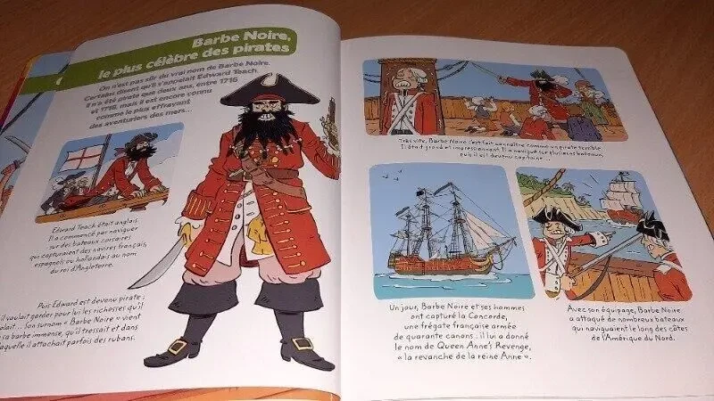 Книга для дітей пірати на французькій мові 3