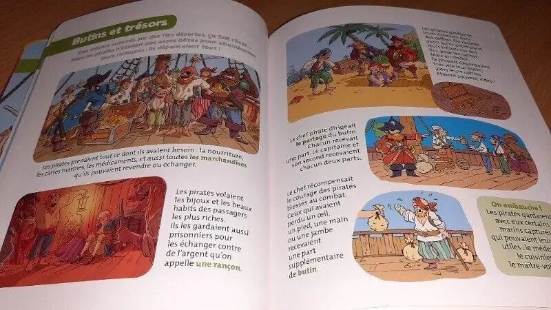 Книга для дітей пірати на французькій мові 5
