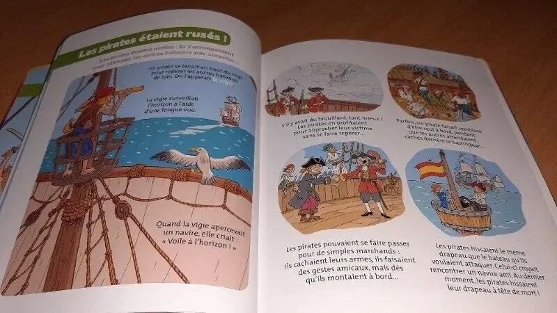 Книга для дітей пірати на французькій мові 4