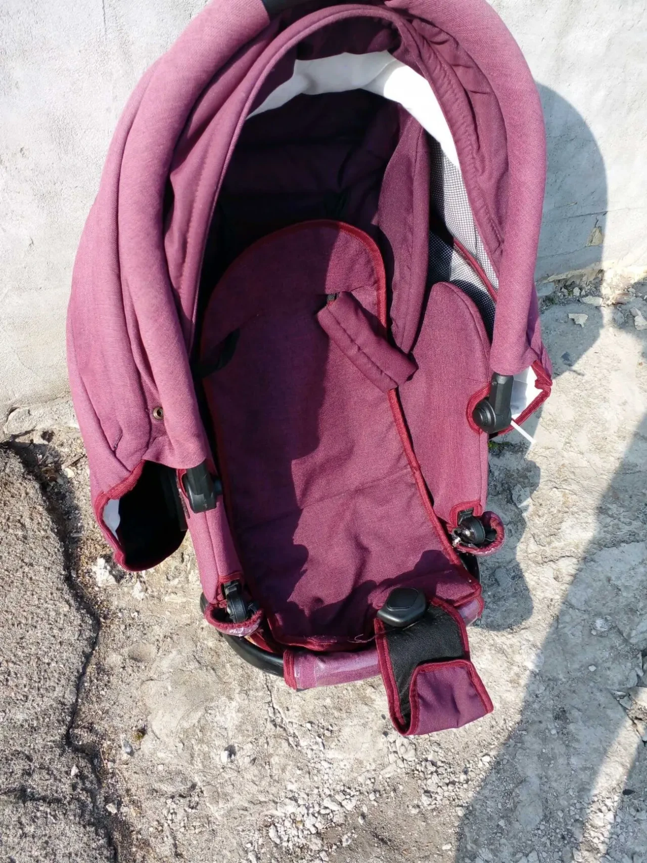 Детская коляска 2 в 1 Riko Brano Natural 03 Purple (Польша) 6