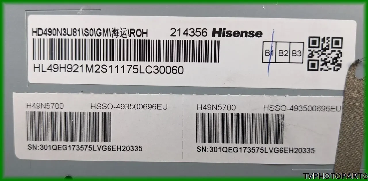 плата блок живлення RSAG7.820.7299/ROH для телевізора Hisense H49N5700 4