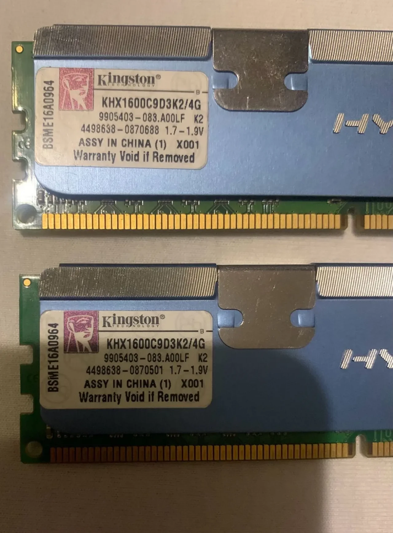 Kingston HyperX Genesis DDR3 4GB (2x2GB) 1600MHz. 2
