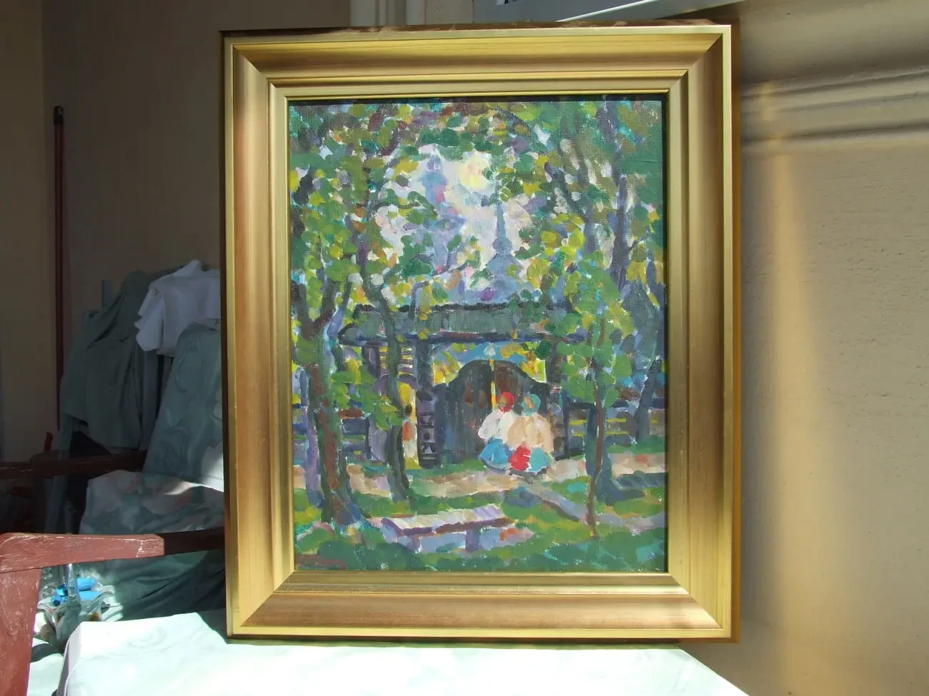 Нар.худ. укр. Герц Ю. 1931-2012 рр п.о. роз. 50х45 см. 1970 рр. Закарпатська школа Ерделі і Бокшая 3