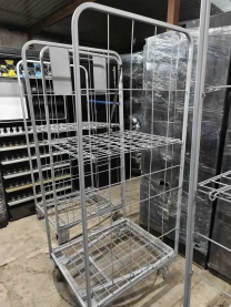 Рол контейнер бу, складський візок бу, торговий контейнер візок, Roll Cage для складу