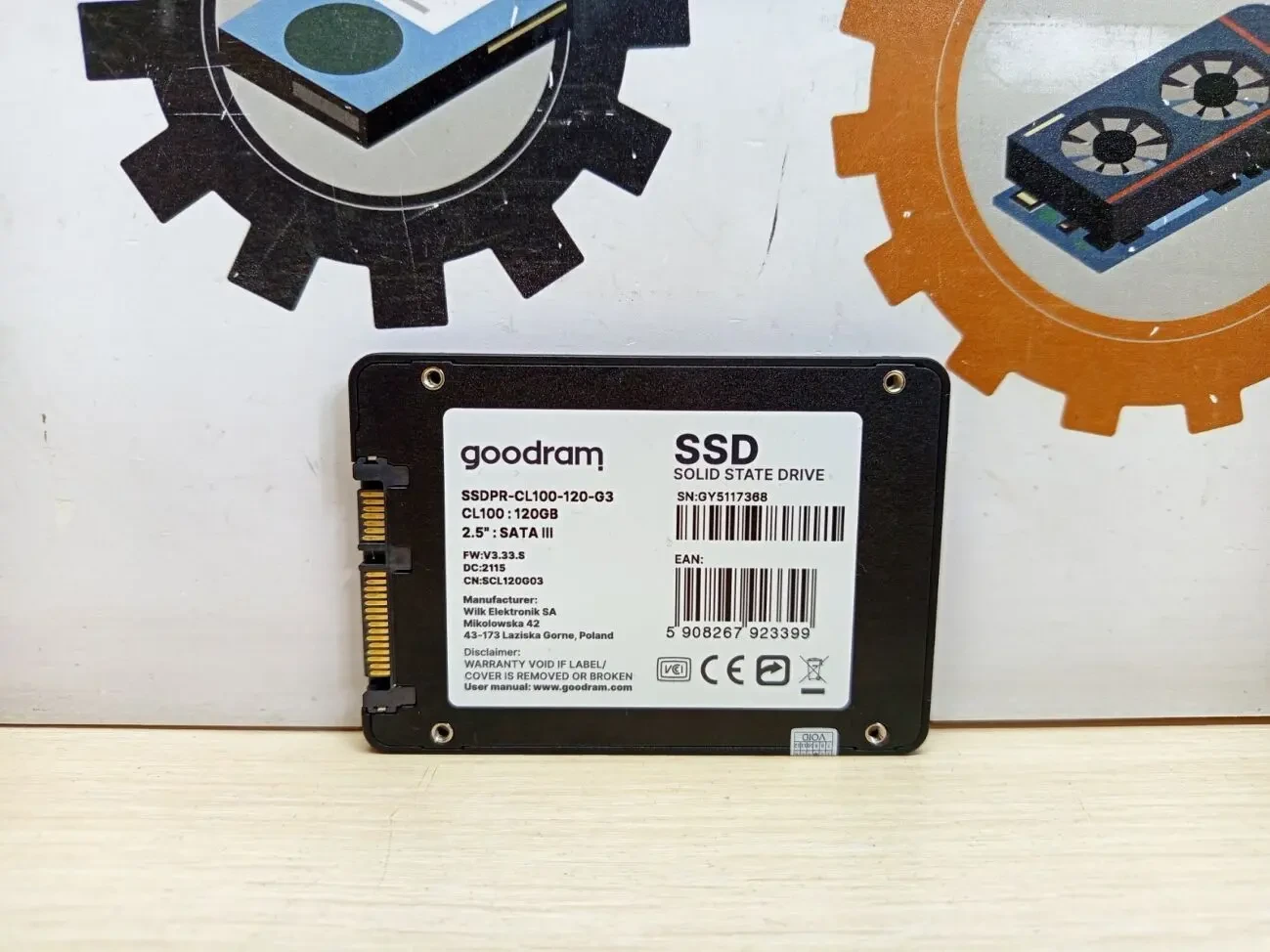 SSD накопичувач GOODRAM CL100 120 GB 2