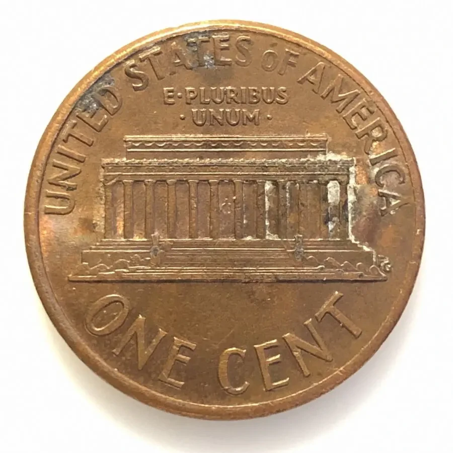 678 США 1 цент 1991 Лінкольн Цент (Без мітки монетного двору) 2
