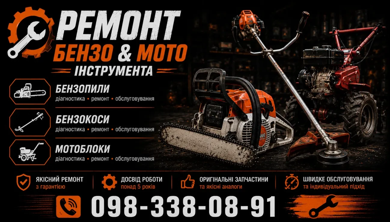 Ремонт бензо мото інструмента