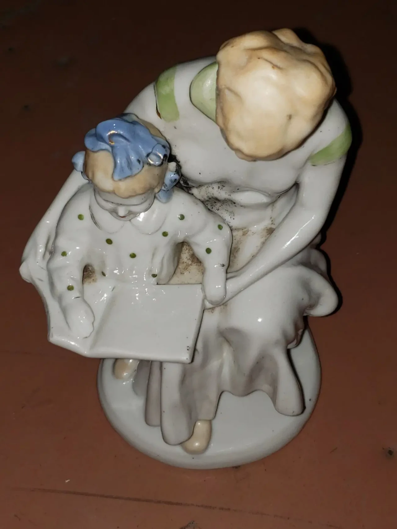 Старинная фарфоровая статуэтка из СССР, 4