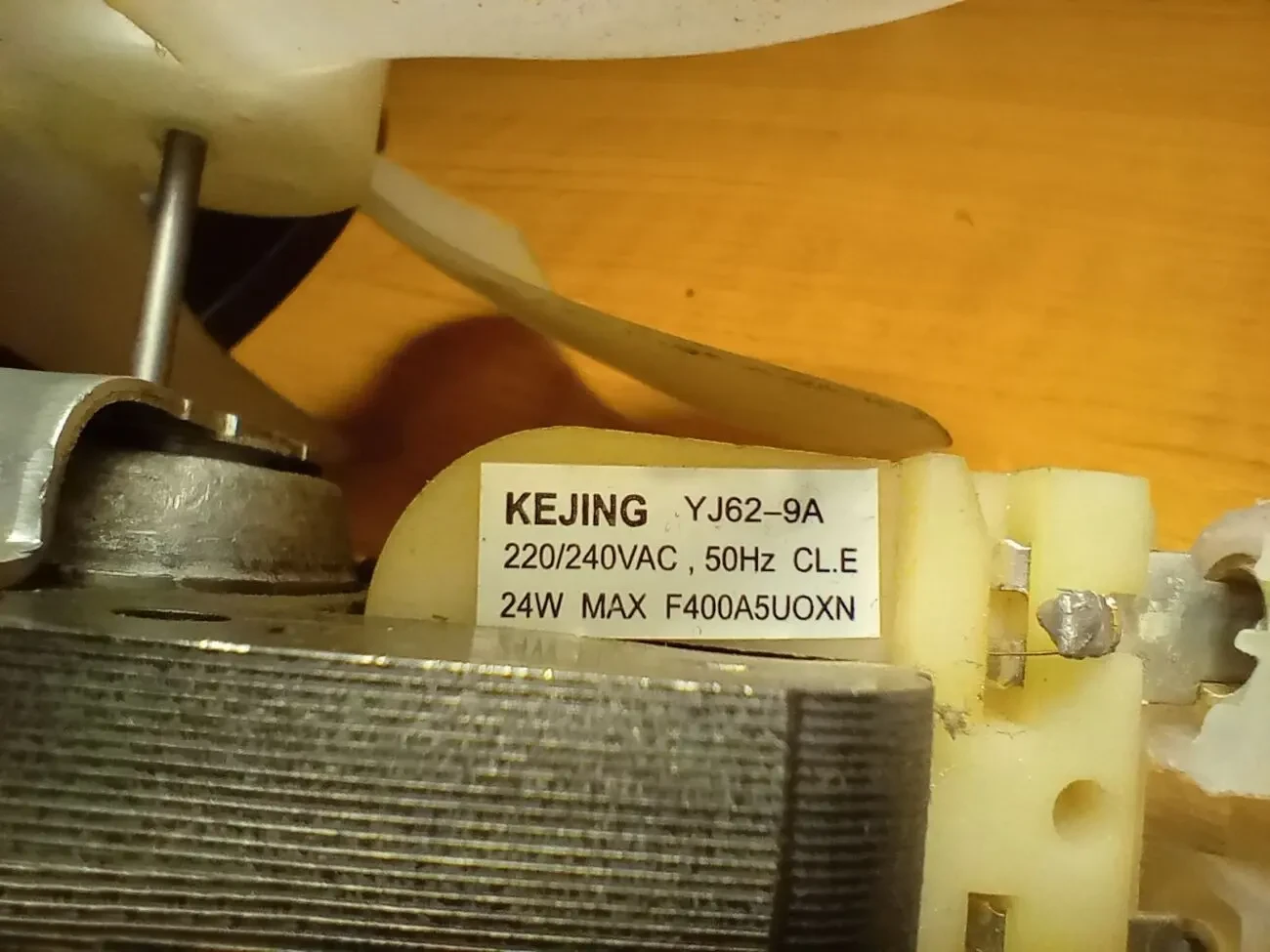 Вентилятор обдува магнетрона микроволновки Kejing YJ62-9A 5