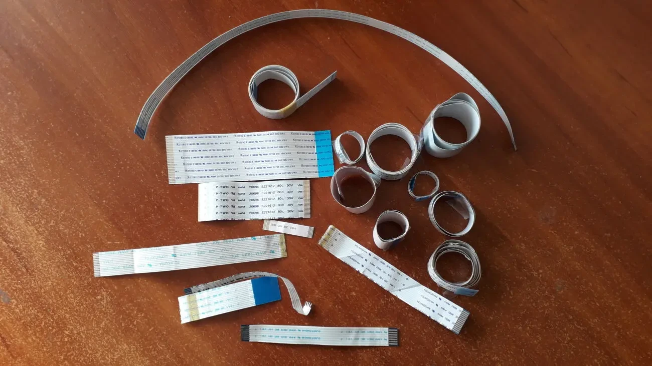 Шлейфы плоские гибкие кабели FFC Flat Flexible Cables 3