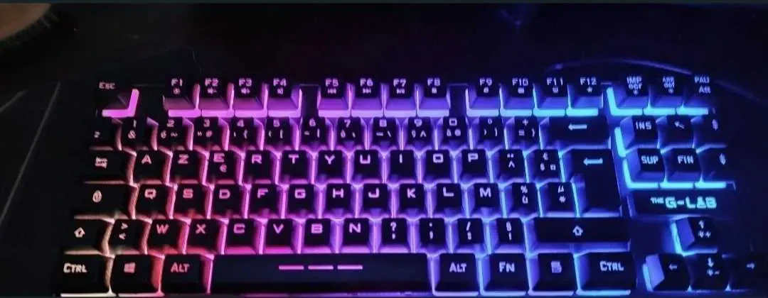 Ігрова  клавіатура AZERTY  G-Lab TKL RGB  Французька 3