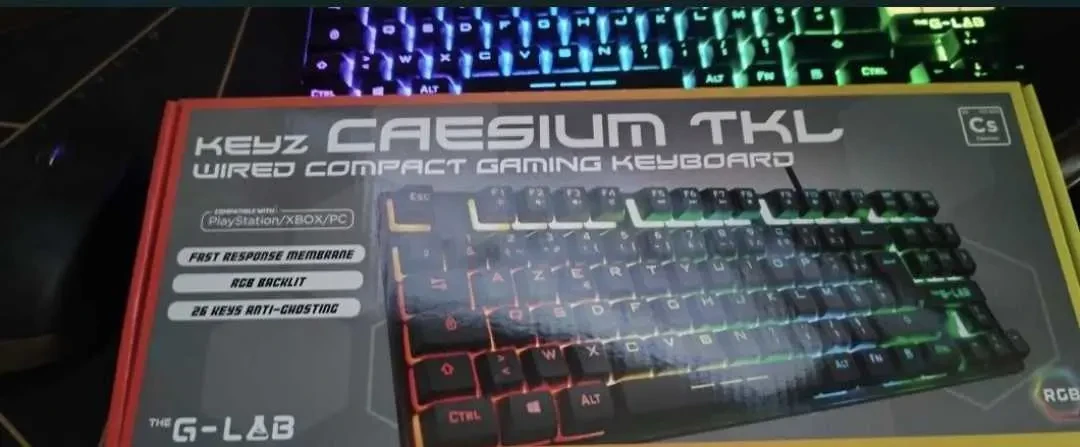 Ігрова  клавіатура AZERTY  G-Lab TKL RGB  Французька 4